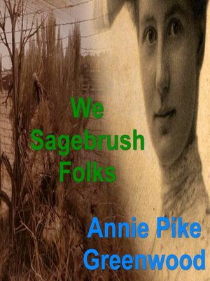 cover image of We Sagebrush Folks